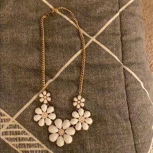 White flower necklace